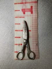 VINTAGE Sterling Silver Charm SCISSORS 925 – Charm Bracelet Sewing OPENS moves