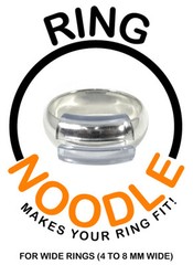 RING NOODLE – Ring Guard, Ring Size Reducer – Package of 3 (WIDE)