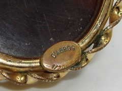 LOVELY VINTAGE D’ABROS GOLD FILLED CAMEO PIN/PENDANT!