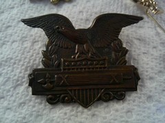 Vintage Unique Porcelain Pin, Poodle, Eagle, Key & Other Pins