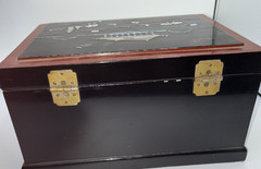 Estate Sale Lot Grandma’s Pearl Inlay Jewelry Box Filled with Vintage & Current