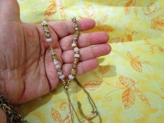 Vintage Ball Slide Bolo Lariat Necklace Gold Tone 34″ Adjustable / Beaded / Y