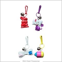 1980s PLASTIC BELL CHARMS, CHARM NECKLACE, CHARM BRACELETS—18 Choices, Vol Disc