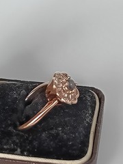 Vintage 1990s 14 Ct Rolled Gold Mystic Topaz Ring Size UK P US 7.5 Hallmarked!!