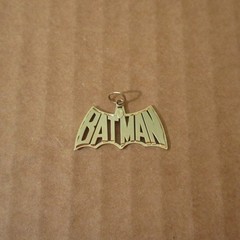 Rare Vtg 14K Yellow Gold Michael Anthony BATMAN Charm Pendant DC Comics Licensed