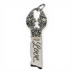 Sterling Silver Love Key Pendant for Necklace Vintage New Condition Gift for Her