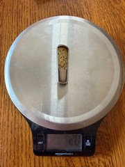 Vintage RM Studios Sterling Gold Artisan Pin