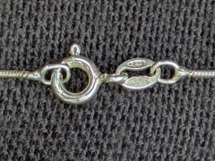 Antique Micro Mosaic Converted Pendant 16.5″ 925 Ster Silver Necklace AS IS D79