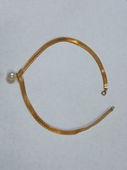 Grosse Germany 1963 Pearl Necklace 14” Gold Toned Henkel & Grosse Dior Jewelry