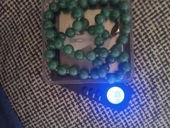 Chinese Export Imperial Jade Necklace Silver Clasp 8-9mm HKnotted 100 GRAMS 30in