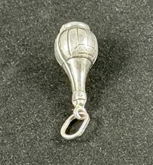 Chianti Bottle Vintage Italian Silver Charm, Pre-owned