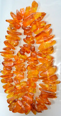 69gr RUSSIAN SOVIET BALTIC AMBER BEAD NECKLACE 琥珀 BRACELET STONE PENDANT EARRING