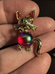 8 Vintage Miscellaneous Pins/Brooches- Scuffed Or Missing Stone/s. See Pictures