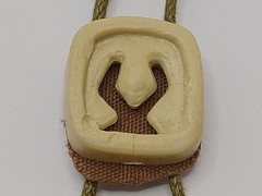 Soviet Vintage Kids Amulet Pendant Adjustable 70s 80s Plastic Bolo Tie USSR Rare