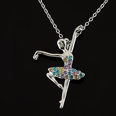 Ballerina Necklace For Women Little Teens Young Lady 13-19 First Dance Recital