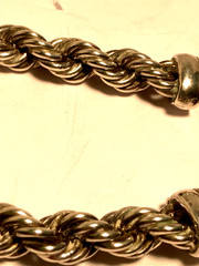 Vintage Solid Sterling Silver Bracelet made in Mexico in Excellent Condition