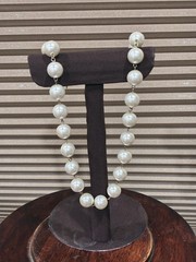 9 Inch Faux Pearl Style Necklace Made By 1928
