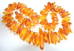 72gr RUSSIAN SOVIET BALTIC AMBER BEAD NECKLACE 琥珀 BRACELET STONE PENDANT EARRING