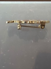 Vintage 1980 Strawberry Shortcake Enamel Lapel Pin Brooch Gold Tone Cloisonné