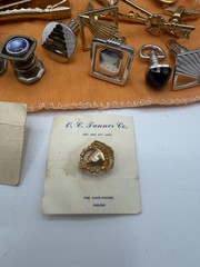 Large Vintage Men’s Jewelry & Accessories Lot