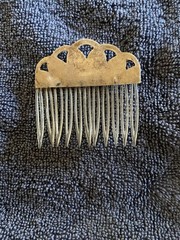 Martels Vintage Sterling Silver Hair Comb for Women
