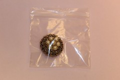Vintage Barclay Faux Pearl Cluster Gold Tone Filigree Brooch Pin Signed 1940s–50