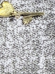 VINTAGE 14K GOLD LOT OF 2 HEART LINK BRACELETS 14.7 GRAMS WEARABLE BOTH MARKED