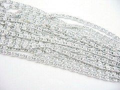Sarah Coventry SILVERY CASCADE Multi 8 Strand NECKLACE Vintage Silvertone 16″