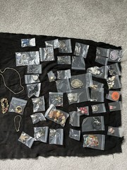 Vintage Earrings /Necklace Lot Mixed Costume Jewelry 1lb 5oz