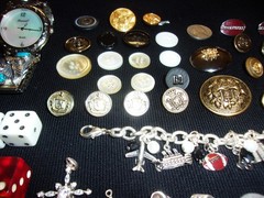Estate Lot Grandma’s Lot Vintage Sterling, Vtg Coins, Buttons, Watch, & Bakelite
