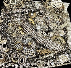 10 Pound Lbs Unsearched Huge Lot Jewelry VTG Vintage Modern Junk & Wear Tangled