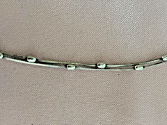 Stunning Dyadema 925 Italy Sterling Silver bead necklace – 7.2 g
