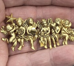 I Am Edgar Berebi All 4 Vintage Pin brooches All In A row Angel Great price