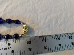 Murano Art Glass Beaded Necklace and Earrings Vintage Set