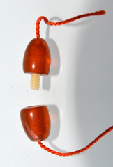 1970 RUSSIAN SOVIET BALTIC AMBER TWIST CLASP NECKLACE 老琥珀 PENDANT SUSPENSION PIN