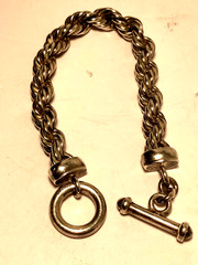 Vintage Solid Sterling Silver Bracelet made in Mexico in Excellent Condition