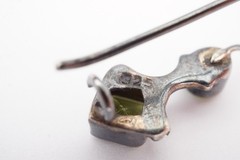 Sterling Silver 925 Peridot Earrings V4
