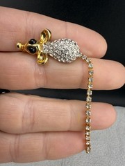 Vintage Brooch Lot Mickey Mouse Bird Flower Drummer Boy Lady Bug