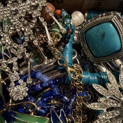 Vintage to Now Jewelry Lot, All Wearable Untested. No Broken. Box A6