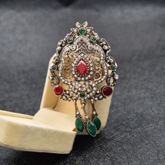 Vintage Noble Pendant Brooch Accessories For Wedding Antique Jewelry Gift