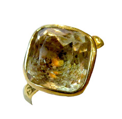 KEPPEL Collection GOLDEN CITRINE Dress RING – English ROYALTY RARE Edward VII