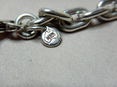 Vintage Sterling Silver Heavy Chunky Link Chain Necklace By Dban Australia 4208
