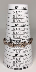 Vintage Danecraft Bracelet Sterling Silver Oval Repoussé Leaf Links 7 Inch MCM