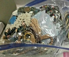 1 Lb Pound Lot Jewelry DIY Junk Harvest Art Single Earring Brooch Necklace