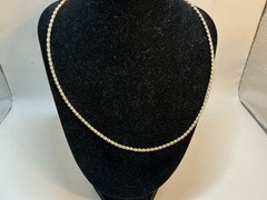 Vintage Sterling Silver Twist Neck Wire Necklace Choker Torque 14” to 16”