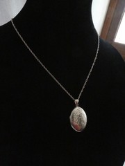 Vintage London 925 Sterling Silver Locket Pendant How Do I Love Thee? UK Sonnet