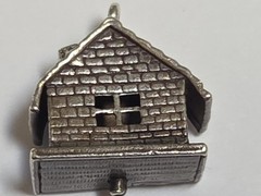 Sterling Silver ~ Restroom Charm ~ Men’s Woman’s Side ~ MOVES ~ VINTAGE