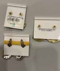 I am Edgar Berebi this is 3 Pairs of my earrings never used vintage stock