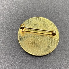 Seal Of The President Of The United States Brooch Gold Tone