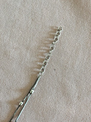 Stunning Dyadema 925 Italy Sterling Silver bead necklace – 7.2 g